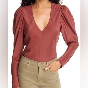 Frame silk blouse size M